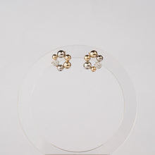 画像をギャラリービューアに読み込む, キラキラリースのピアス サージカルステンレス クリスタルガラス ゴールド シルバー|BLANCHE NEIGE(ブランシュネージュ)