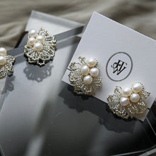 画像をギャラリービューアに読み込む, パールリッチビジューレース(シルバー)|Jewel tree(ジュエルツリー)