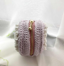 画像をギャラリービューアに読み込む, コロンと可愛い丸ミニポーチ お花モチーフ|M'S CROCHET(エムズクロシェット)