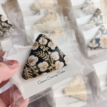 画像をギャラリービューアに読み込む, インド刺繡リボンの三角パッチン|柚柑(ユコウ)