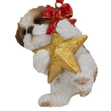 画像をギャラリービューアに読み込む, 星を抱えるシーズーオーナメント|WooBia(ウービア)