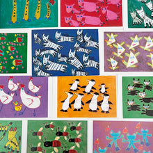 画像をギャラリービューアに読み込む, アトリエアウトス秋山住江 厳選ポストカード3枚セット|KISEN(キセン)|KISEN(キセン)