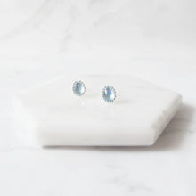 画像をギャラリービューアに読み込む, アクアマリン スタッドピアス(シルバー925)|SMUK(スムーク)