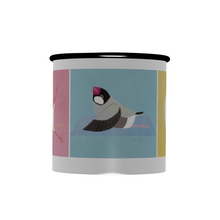 画像をギャラリービューアに読み込む, 「小鳥とヨガ」マグカップ〈文鳥〉|コトリヨガ
