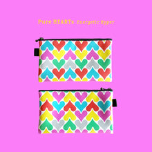 画像をギャラリービューアに読み込む, フラットポーチ Flat Pouch "Pure HEARTs” _ Energetic Hyper|asugatic(アシュガティック)