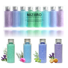 画像をギャラリービューアに読み込む, にじいろブレンドアロマバスソルト (FOREST&SKY) 入浴剤 8本セット 【そのまま渡せる】エプソムソルト バスソルト プレゼント・プチギフトにおススメ☆|NIZIIRO(ニジイロ)