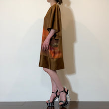 画像をギャラリービューアに読み込む, 着物リメイク ケープ袖ワンピース|komomo(コモモ)