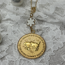 画像をギャラリービューアに読み込む, My Melody 50th & Kuromi 20th Anniversaries ペンダント・マイメロディ&クロミ・ゴールド|Cuprum by ISHIWATA(クプラム バイ イシワタ)