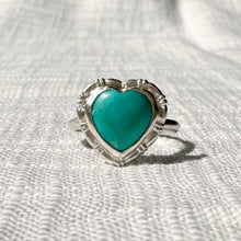 画像をギャラリービューアに読み込む, 金属アレルギー対応『12月の誕生石』ターコイズ・ハートリング / 錆びない素材|Hiwalani(ヒワラニ)