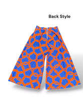 画像をギャラリービューアに読み込む, LADIES |ボックスタックフレアワイドパンツー02|ADEGO -African Fabric apparel- (アデゴアフリカンファブリックアパレル)