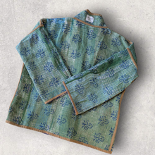 画像をギャラリービューアに読み込む, vintage kantha jacket "蒼の記憶" #3|ananyaユイイツムニ(アナンヤユイイツムニ)