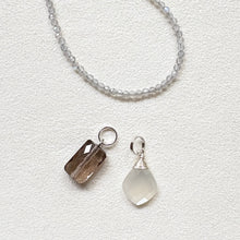 画像をギャラリービューアに読み込む, 天然石・2トップ付ショートネックレス②|beads room mimo(ビーズルームミモ)