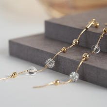 画像をギャラリービューアに読み込む, 繊細な輝き・艶・透明感。素敵が揃うロングピアス|BLANCHE NEIGE(ブランシュネージュ)