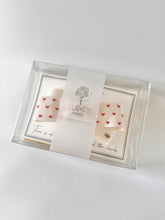 画像をギャラリービューアに読み込む, Little Hearts フランス刺繍 リボンバレッタ|SUNNY RIBBON(サニーリボン)