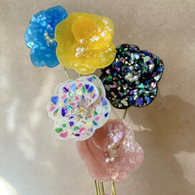 画像をギャラリービューアに読み込む, オーロラポピーセット-シェルモザイク&カラー|aono earcuff and design(アオノイヤーカフアンドデザイン)