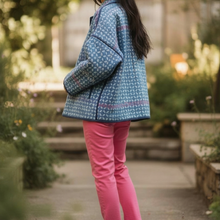 画像をギャラリービューアに読み込む, vintage kantha jacket "蒼の記憶" #5|ananyaユイイツムニ(アナンヤユイイツムニ)