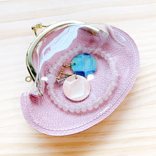 画像をギャラリービューアに読み込む, クリアがま口 本革 小銭入れ 小物入れ スケルトンがま口|六屋(ムツヤ)