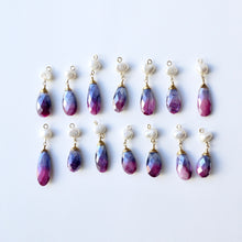 画像をギャラリービューアに読み込む, ハルモニア|淡水パールとムーンストーンの耳飾り|Une(ウーネ)