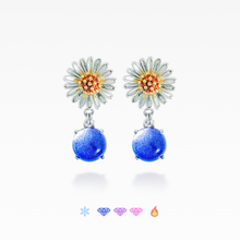 画像をギャラリービューアに読み込む, 色が変わるピアス イヤリング アジサイ石「秘密のマーガレット」 ラウンド8mm|atelier ShowKer(アトリエショーカー)