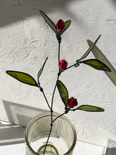画像をギャラリービューアに読み込む, 赤い実のヤドリギ|wire art Niko(ワイヤーアートニコ)