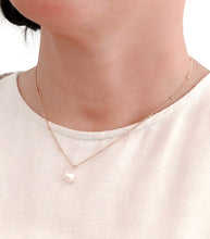 画像をギャラリービューアに読み込む, 「月の雫珠」国産あこや真珠バロックパール*サージカルステンレス・ネックレス「スタッドチェーン」|ツバメ舎(ツバメシャ)