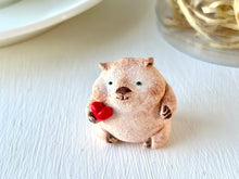 画像をギャラリービューアに読み込む, 愛を伝えるウォンバットさん|手ノヒラ堂(テノヒラドウ)