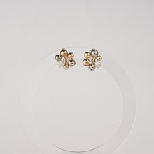 画像をギャラリービューアに読み込む, キラキラリースのイヤリング クリスタルガラス ゴールド シルバー|BLANCHE NEIGE(ブランシュネージュ)