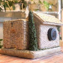 画像をギャラリービューアに読み込む, ソーラーライトのモルタルハウス・プロヴァンスの街並み(アーチ)|plants.garden.paradise(プランツガーデンパラダイス)
