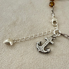 画像をギャラリービューアに読み込む, 【ブレスレット】歴史を纏う アンティークロザリオとアンカーモチーフのブレスレット|ERIKOART(エリコアート)