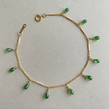 画像をギャラリービューアに読み込む, ツァボライトのブレスレット|Na Lumière (ナ ルミエール)