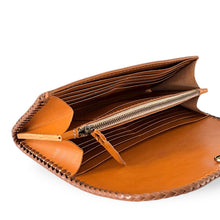 画像をギャラリービューアに読み込む, シェリダンスタイルカービング B-3 ロングウォレット センターコンチョ|Samurai Craft(サムライクラフト)