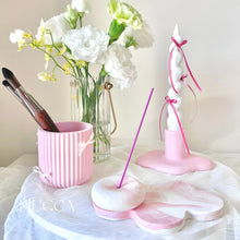 画像をギャラリービューアに読み込む, Candle Holder and Fake Candle with Ribbons|Mucca x Tigre(ムッカティーグレ)