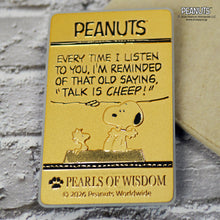 画像をギャラリービューアに読み込む, PEANUTS★Pearls of Wisdom ミラーカード・Talk is Cheep|Cuprum by ISHIWATA(クプラム バイ イシワタ)