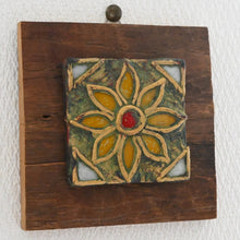 画像をギャラリービューアに読み込む, チーク材&ランナーガラスの飾り|Soiry(ソイリー)