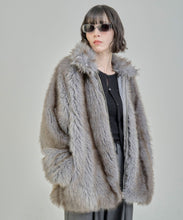 画像をギャラリービューアに読み込む, モルテッド フェイクファー ブルゾン|Nora Lily elle(ノラリリーエル)