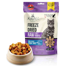 画像をギャラリービューアに読み込む, 猫用フリーズドライおやつ フィッシュトリオ(サーモン・マグロ・カンパチ)|Kelly&Co's(ケリーアンドコー)