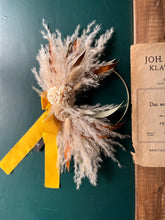 画像をギャラリービューアに読み込む, パンパスグラスのゴールドフレームリース|De sava(デ サヴァ)