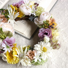 画像をギャラリービューアに読み込む, 自然な色合いのフラワーリース*White&Purple|Luna et Lily(ルナエリリ)