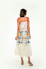 画像をギャラリービューアに読み込む, 紐付き刺繍入りワンピース|Ukrainian Embroidery Wear ”Mavka”(ウクライナシシュウノアパレル マウカ)