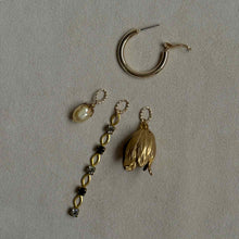 画像をギャラリービューアに読み込む, 【ピアス】耳元で遊ぶ、クラシックとモードが融合した大人のためのマルチWAYフープピアス|ERIKOART(エリコアート)