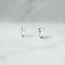 画像をギャラリービューアに読み込む, ピンクオパール・シルバー925ハギーピアス|SMUK(スムーク)