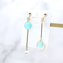 画像をギャラリービューアに読み込む, 美濃和紙のイヤリング/ピアス・丸アシメ|マッチュルーム