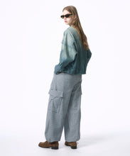 画像をギャラリービューアに読み込む, 【期間限定】カーゴ チェック ワイド パンツ|Nora Lily elle(ノラリリーエル)