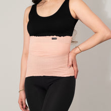 画像をギャラリービューアに読み込む, 日本製 超極細シルク ベリーウォーマー(腹巻) 黒|Coco Sharqi Japan(ココシャルキ)