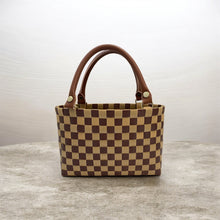 画像をギャラリービューアに読み込む, 市松模様 プラカゴバッグ|Rian(リアン)