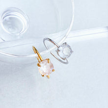 画像をギャラリービューアに読み込む, 色が変わる宝石リング キラナライト瑞雪「虹立ち」 ラウンド6mm SV925|atelier ShowKer(アトリエショーカー)