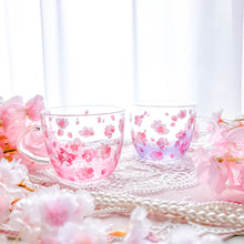 画像をギャラリービューアに読み込む, 時を映す桜の耐熱グラス – 昼桜と宵桜 – |Blanche Neige By ちょこにゃん(ブランシュネージュバイチョコニャン)