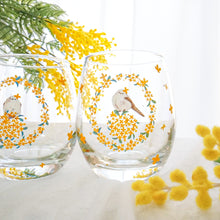 画像をギャラリービューアに読み込む, 金木犀とシマエナガの花びら舞うグラス|Blanche Neige By ちょこにゃん(ブランシュネージュバイチョコニャン)