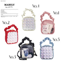 画像をギャラリービューアに読み込む, ギャザーハンドルバッグ(red)|MARSLY(マーズリー)