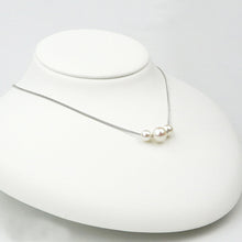 画像をギャラリービューアに読み込む, あこや真珠 3粒パールネックレス|Seashore 宇和島あこや真珠(シーショア)